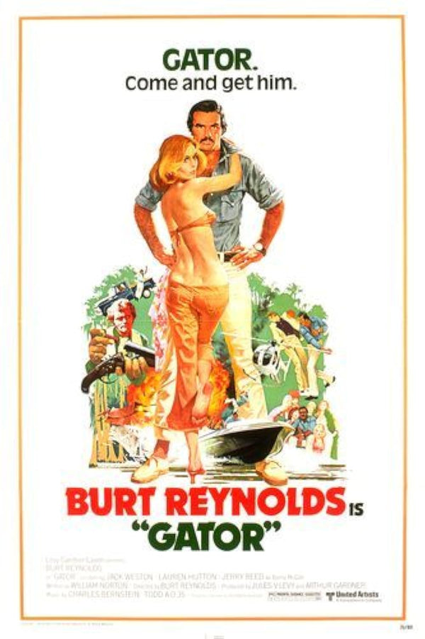 Gator (1976) – Action, Crime, Drama Movie Poster Movie Poster | Film Wall Art Print