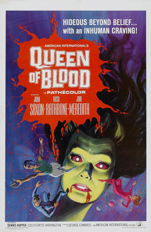 Queen of Blood (1966) - Classic Horror/Sci-Fi Movie Poster Movie Poster | Film Wall Art Print