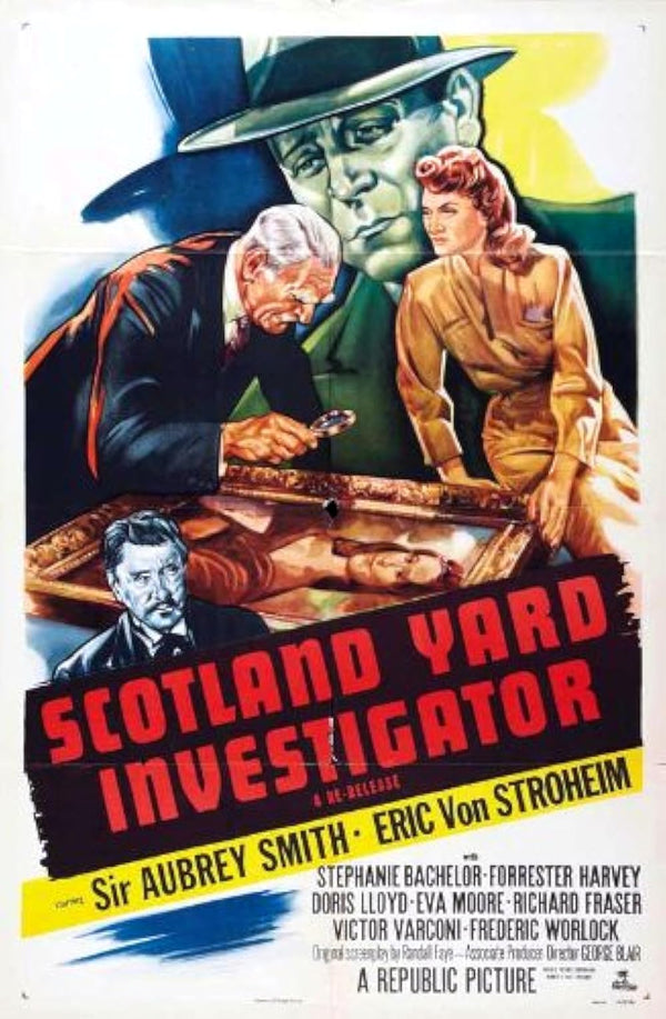 Scotland Yard Investigator (1945) Action Crime Mystery Movie Poster Movie Poster | Film Wall Art Print