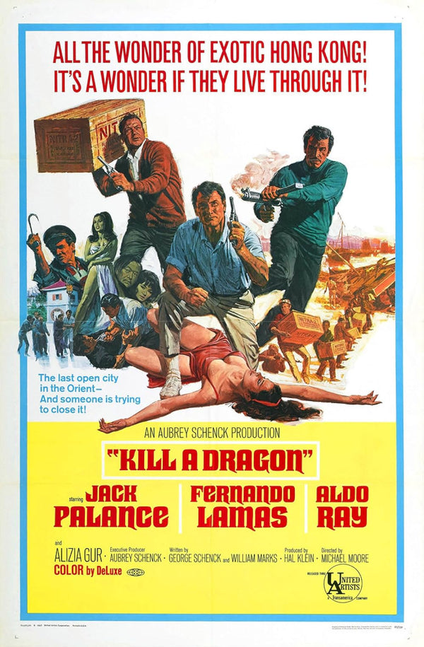 Kill A Dragon (1967) – Action Adventure Crime Movie Poster Movie Poster | Film Wall Art Print