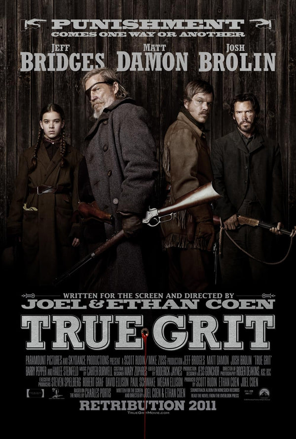 True Grit Movie Poster - Classic Western Film Art Print Movie Poster | Film Wall Art Print