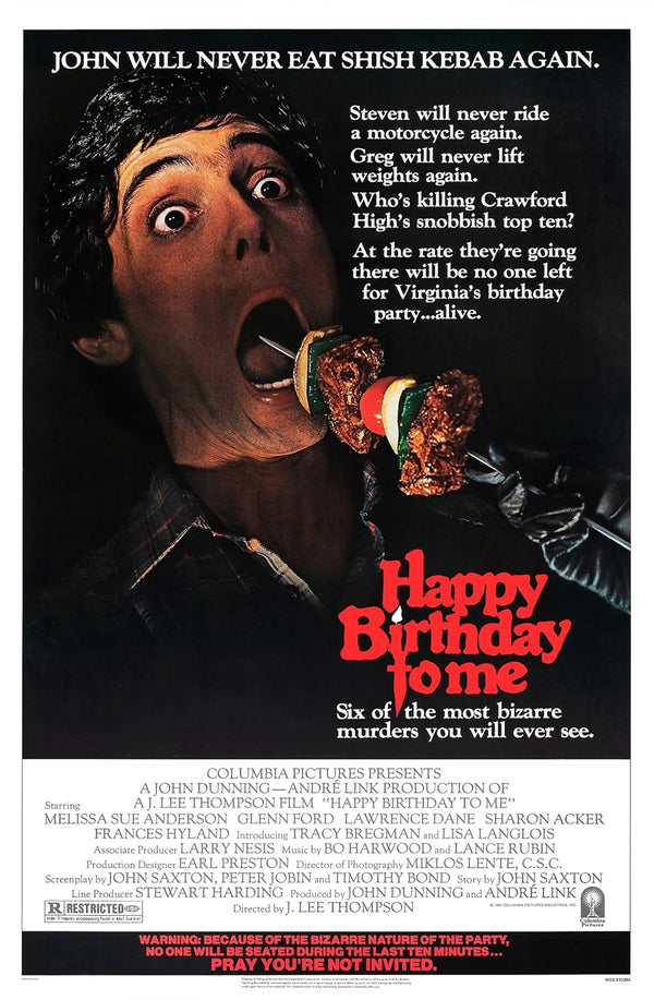 Happy Birthday To Me (1981) – Chilling Horror Thriller Poster Movie Poster | Film Wall Art Print