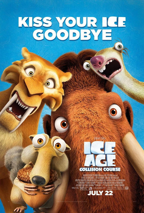 Ice Age: Collision Course (2016) - Action Adventure Animation Movie Movie Poster | Film Wall Art Print