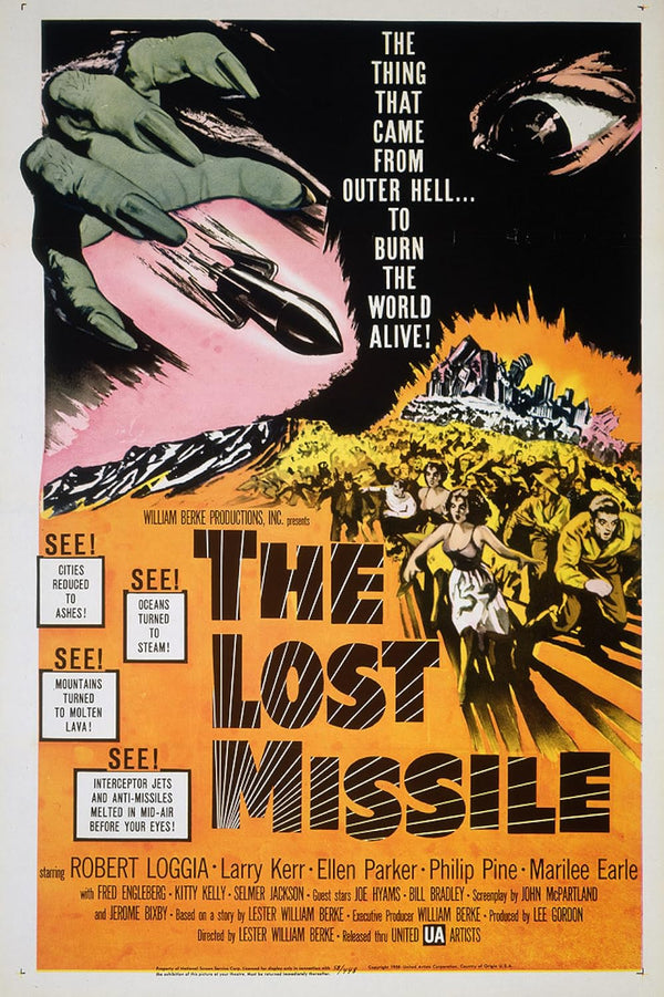 Lost Missile (1958) - Cold War Mystery & Sci-Fi Classic Movie Poster | Film Wall Art Print