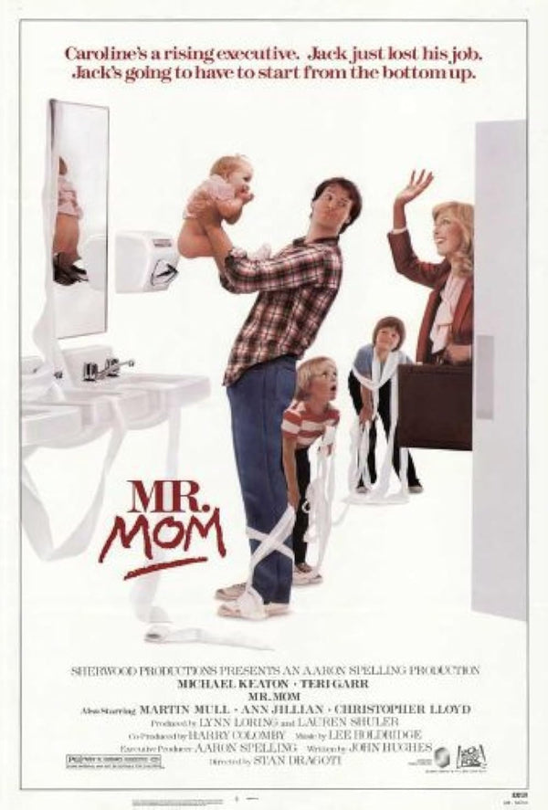 Mr. Mom (1983) - Classic Comedy Drama Movie Movie Poster | Film Wall Art Print