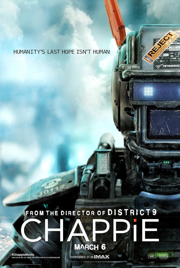 Chappie (2015) - Action, Crime, Drama Movie Poster Movie Poster | Film Wall Art Print