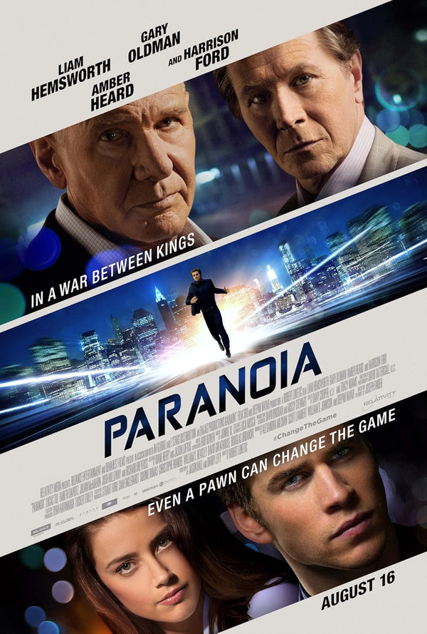 Paranoia (2013) - Thriller Drama Movie Poster Movie Poster | Film Wall Art Print
