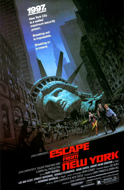New York 1997 (1981) Action Adventure Sci-Fi Movie Poster - Premium Movie Poster