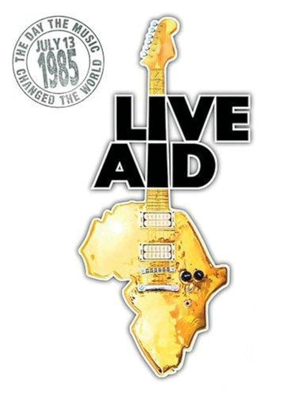 Live Aid Movie Poster - Iconic 1985 Concert Film Artwork Movie Poster | Film Wall Art Print