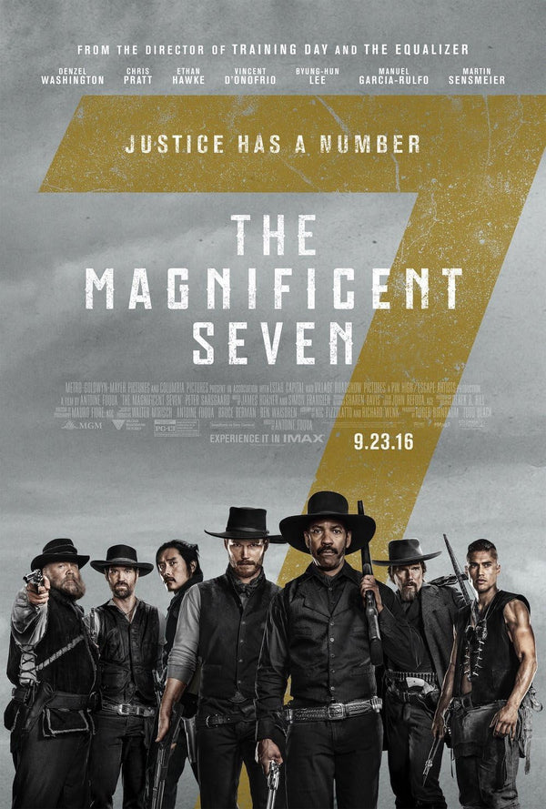The Magnificent Seven (2016) – Action-Packed Western Remake Movie Poster | Film Wall Art Print