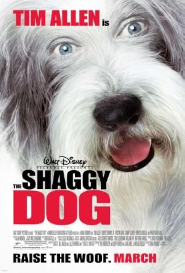 Shaggy Dog (2006) - Family Comedy Fantasy Adventure Movie Poster | Film Wall Art Print