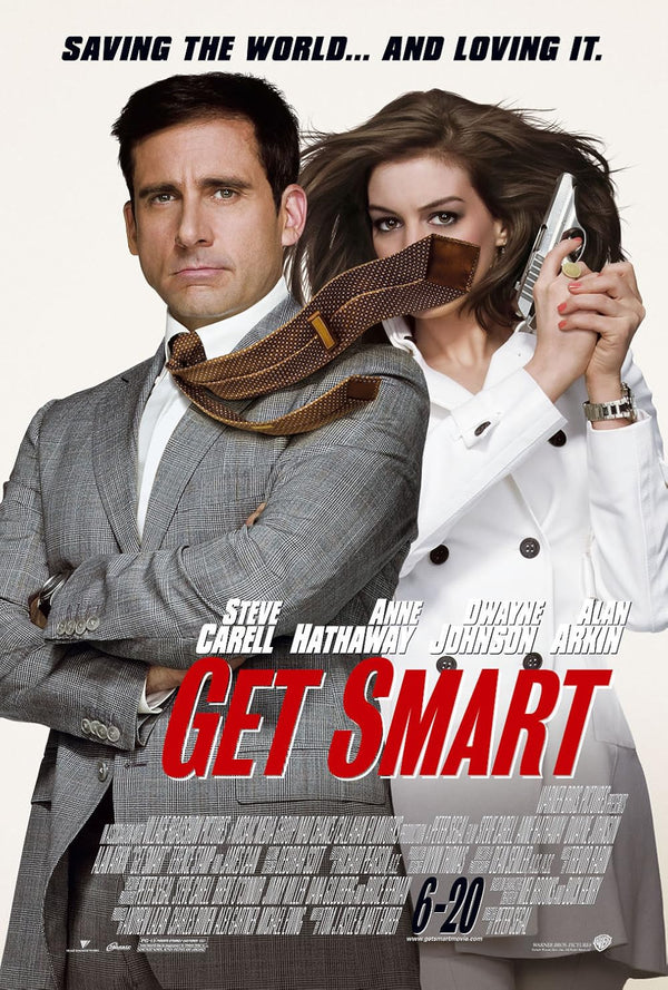 Get Smart (2008) - Action Comedy Movie with Steve Carell Movie Poster | Film Wall Art Print