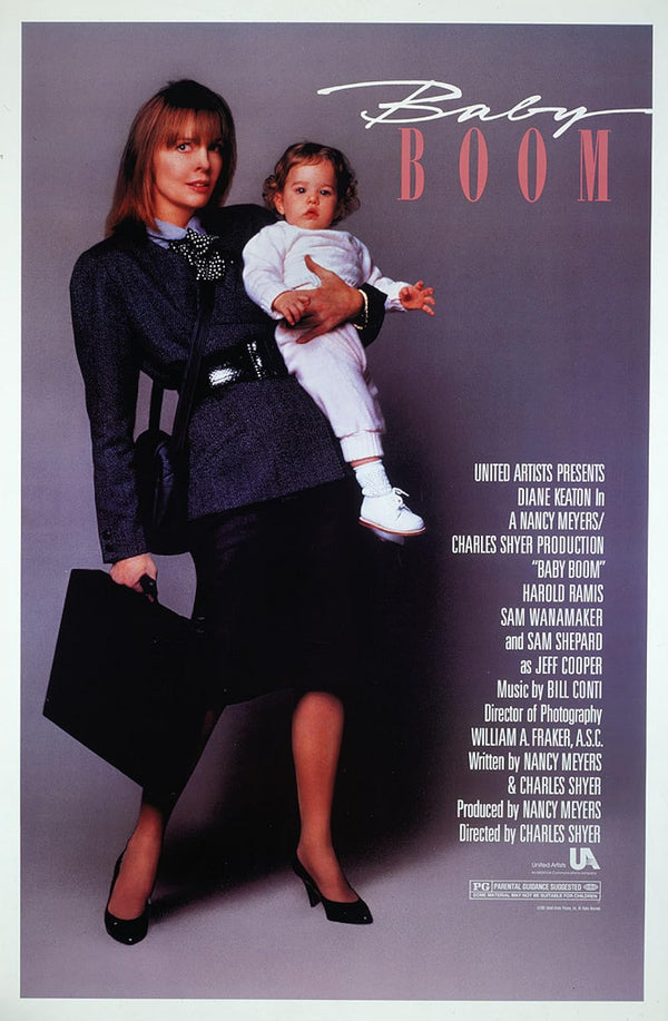 Baby Boom (1987) - Heartwarming Comedy-Drama-Romance Poster Movie Poster | Film Wall Art Print