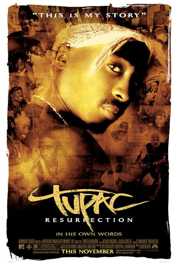 Tupac: Resurrection (2003) - Documentary on Hip-Hop Legend's Life & Legacy Movie Poster | Film Wall Art Print