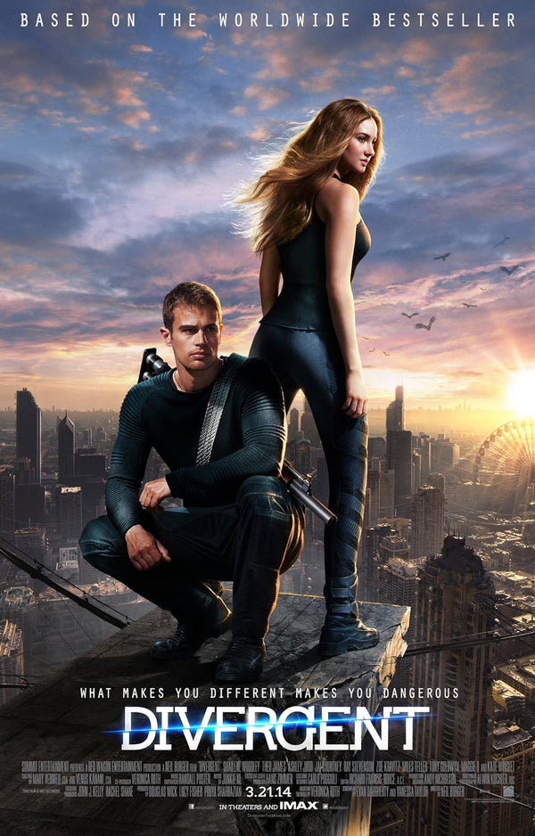 Divergent (2014) Movie Poster – Action, Adventure, Drama Movie Poster | Film Wall Art Print