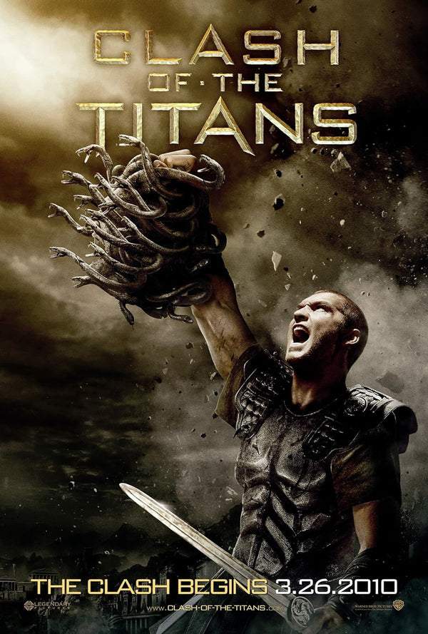 Clash of the Titans Movie Poster - Epic Mythological Adventure Movie Poster | Film Wall Art Print