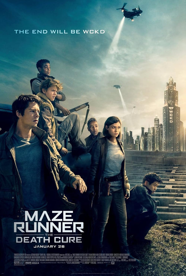 Maze Runner: The Death Cure 2018 – Action, Sci-Fi Adventure Movie Poster | Film Wall Art Print