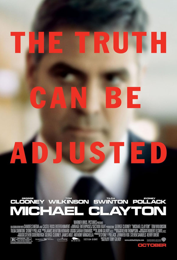 Michael Clayton (2007) - Crime Thriller Drama Mystery Movie Poster Movie Poster | Film Wall Art Print