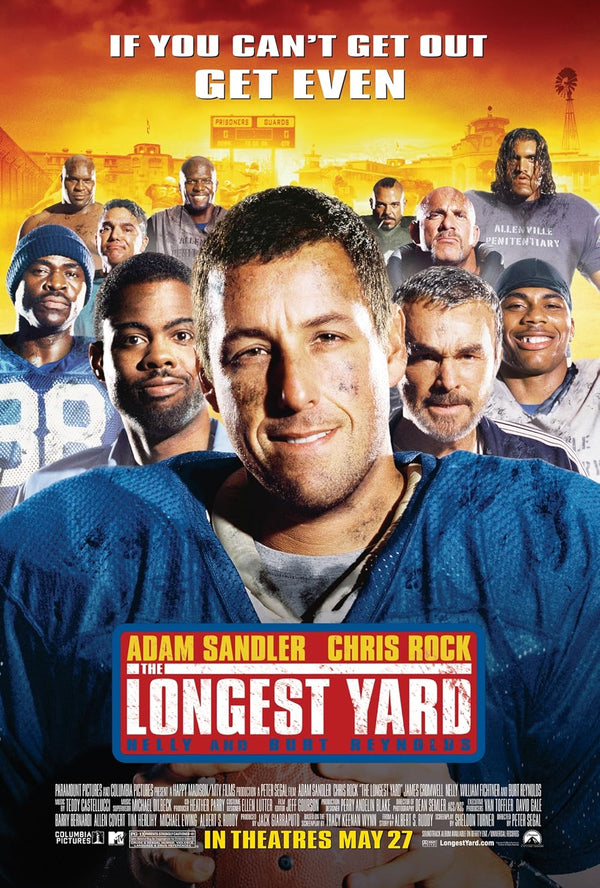 The Longest Yard Movie Poster - Classic Sports Comedy Film Art Movie Poster | Film Wall Art Print
