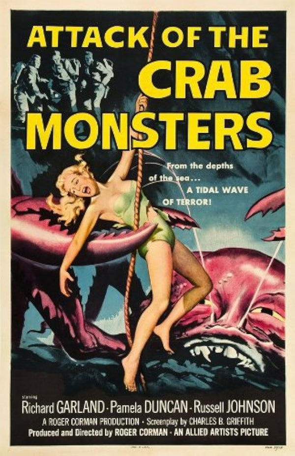 Attack of the Crab Monsters (1957) – Classic Horror Sci-Fi Film Movie Poster | Film Wall Art Print