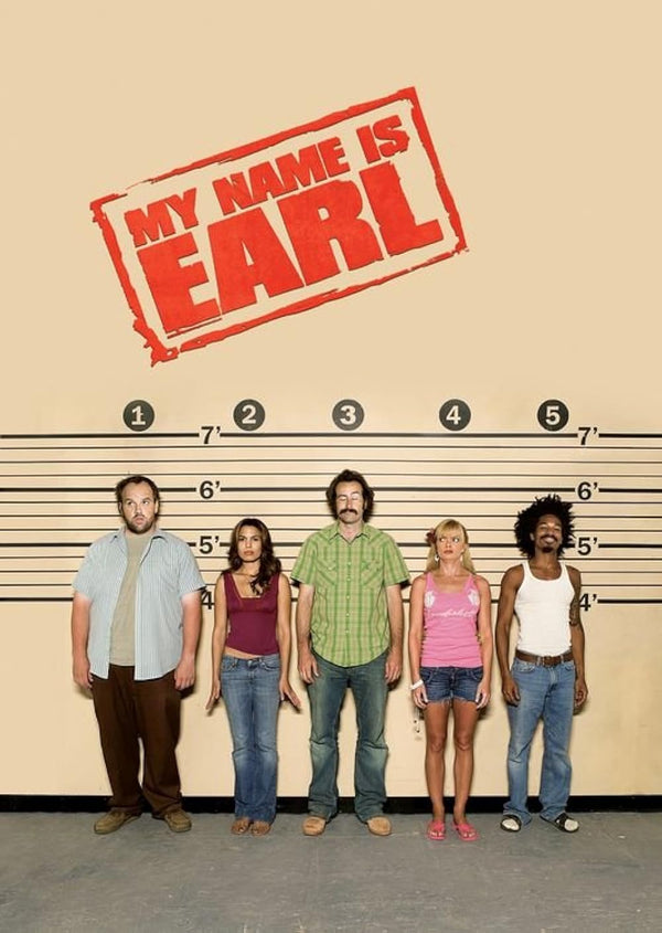 My Name is Earl Comedy TV Show - Laughter & Redemption Movie Poster | Film Wall Art Print