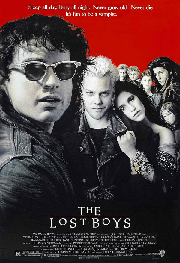 The Lost Boys Movie Poster - Classic 80s Vampire Horror Film Movie Poster | Film Wall Art Print