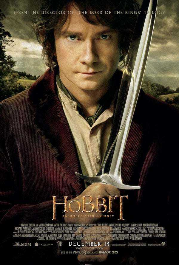 The Hobbit: An Unexpected Journey Movie Poster | Official Artwork Movie Poster | Film Wall Art Print