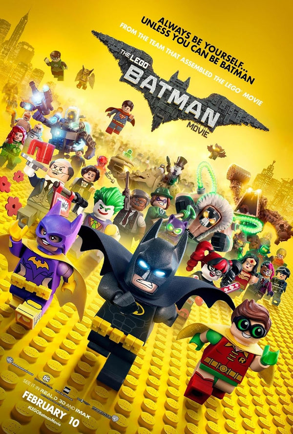 The Lego Batman Movie Poster - Official Artwork & Design Movie Poster | Film Wall Art Print