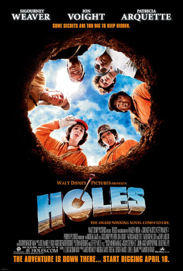 Holes Movie Poster - Official Artwork & Collectible Print Movie Poster | Film Wall Art Print