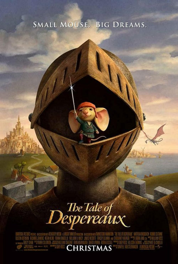 Tale Of Despereaux (2008) - Animated Adventure Comedy Movie Poster Movie Poster | Film Wall Art Print