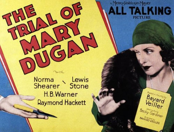 Trial Of Mary Dugan (1929) – Classic Drama Movie Poster Movie Poster | Film Wall Art Print