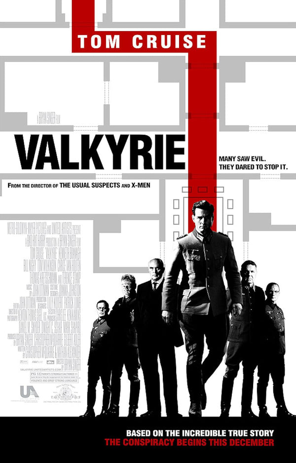 Valkyrie (2008) Movie Poster – Drama, History, Thriller Movie Poster | Film Wall Art Print