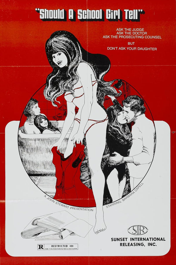 Should a School Girl Tell (1969) – Vintage Comedy Poster Movie Poster | Film Wall Art Print