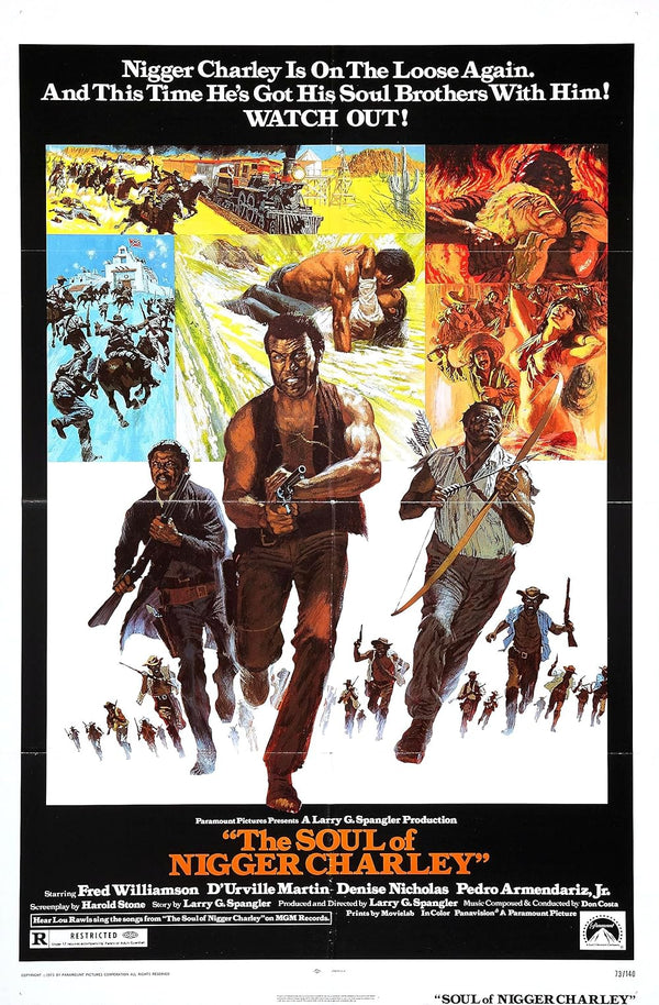 Soul Of Nigger Charley (1973) – Western Movie Poster Movie Poster | Film Wall Art Print