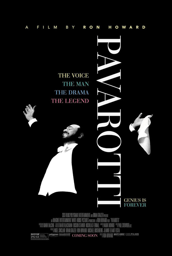Pavarotti (2019) Movie Poster | Documentary Biography & Music Movie Poster | Film Wall Art Print