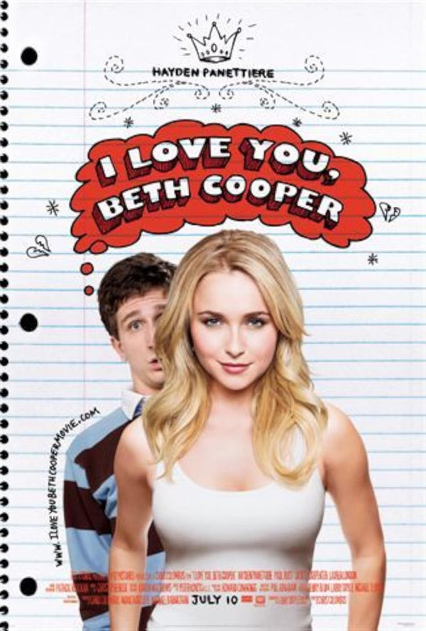 I Love You, Beth Cooper (2009) - Adventure Comedy Family Movie Poster Movie Poster | Film Wall Art Print