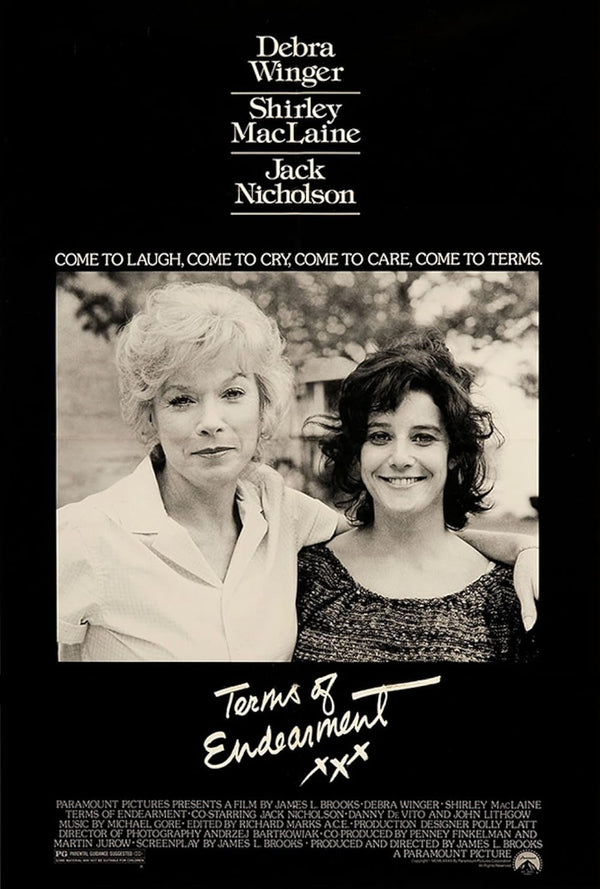 Terms of Endearment (1983) Movie Poster – Heartwarming Comedy Drama Movie Poster | Film Wall Art Print