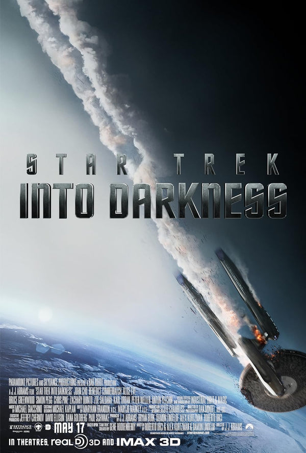 Star Trek Into Darkness (2013) Action Adventure Sci-Fi Movie Poster Movie Poster | Film Wall Art Print