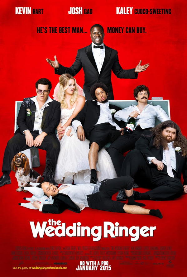 Wedding Ringer (2015) - Romantic Comedy Movie Poster Movie Poster | Film Wall Art Print