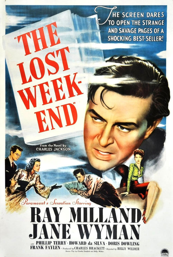 Lost Weekend (1945) – Classic Drama & Film-Noir Poster Movie Poster | Film Wall Art Print