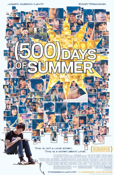 500 Days of Summer Movie Poster - Romantic Drama Film Art Movie Poster | Film Wall Art Print
