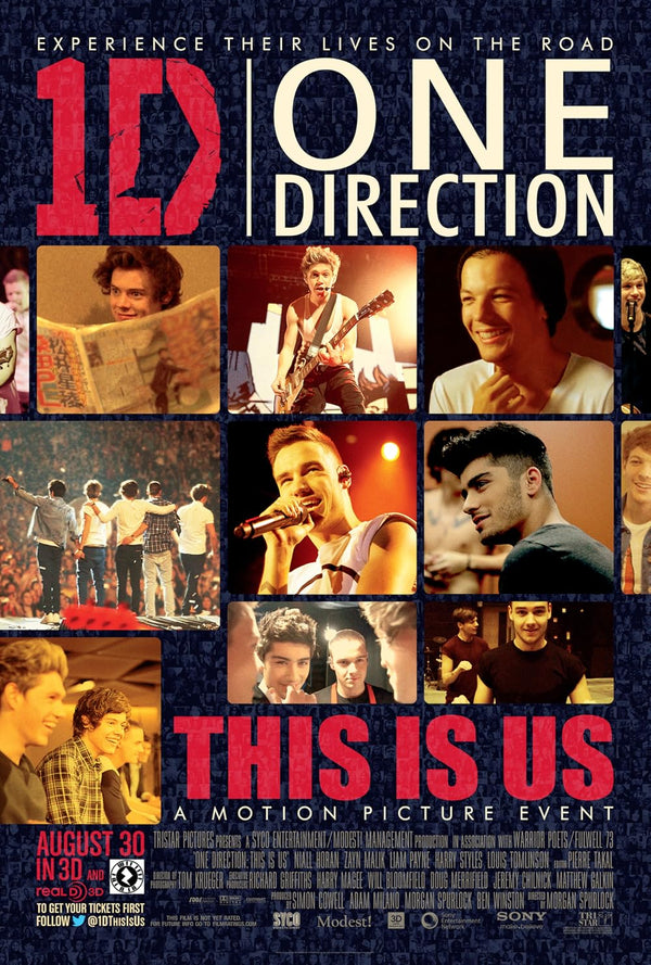 Official One Direction Music Documentary Poster (2013) Movie Poster | Film Wall Art Print
