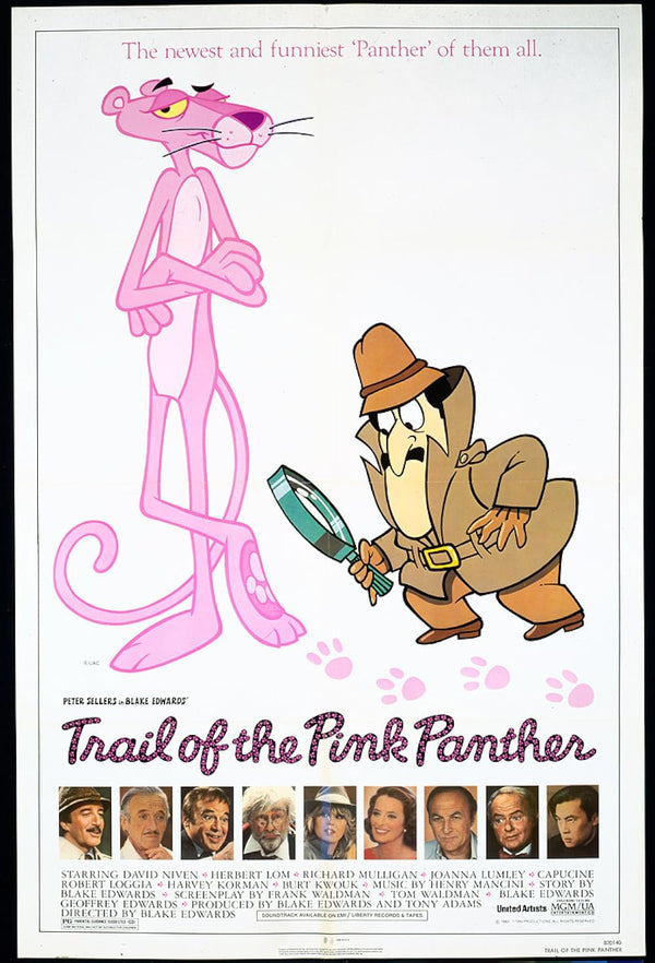 Trail of the Pink Panther (1982) - Comedy Crime Mystery Movie Poster Movie Poster | Film Wall Art Print