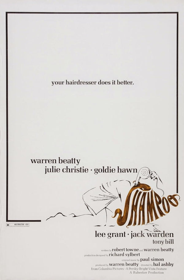 Shampoo (1975) - Hollywood Satire Comedy-Drama Movie Poster | Film Wall Art Print