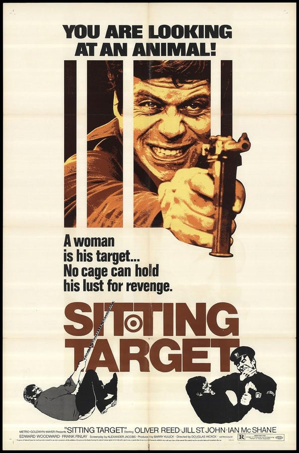 Sitting Target (1972) – Action Crime Drama Movie Poster Movie Poster | Film Wall Art Print