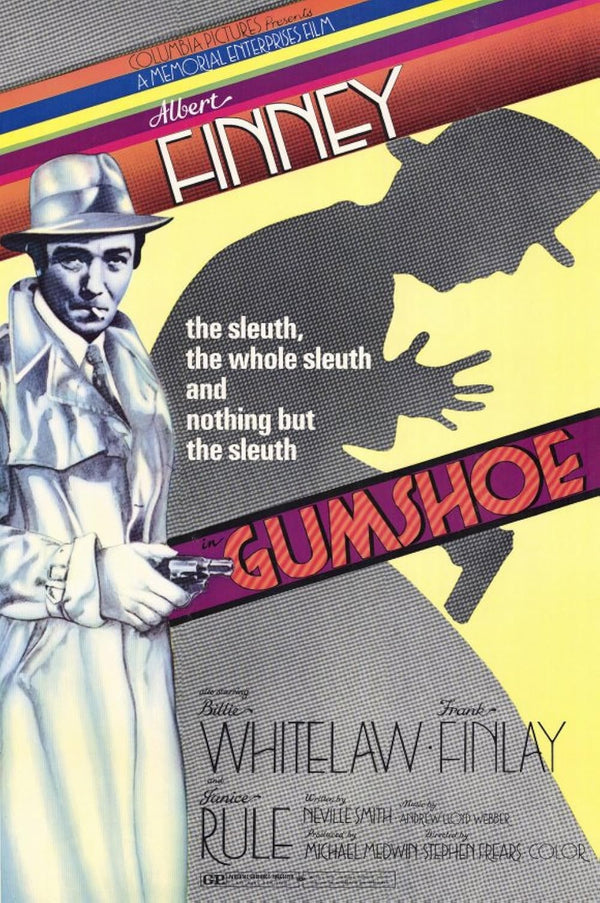 Gumshoe (1971) - Classic Comedy Crime Drama Movie Poster Movie Poster | Film Wall Art Print