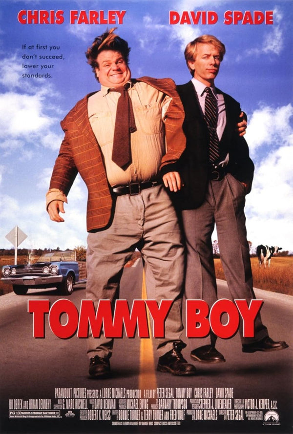 Tommy Boy (1995) - Hilarious Adventure Comedy Poster Movie Poster | Film Wall Art Print