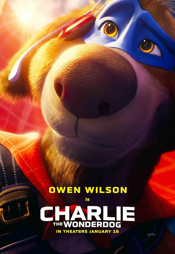 Charlie the Wonderdog (2025) | Animated Family Comedy Adventure Movie Poster | Film Wall Art Print