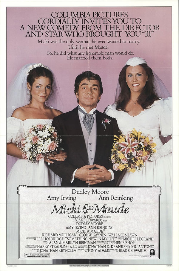Micki and Maude (1984) - Romantic Comedy Movie Poster Movie Poster | Film Wall Art Print