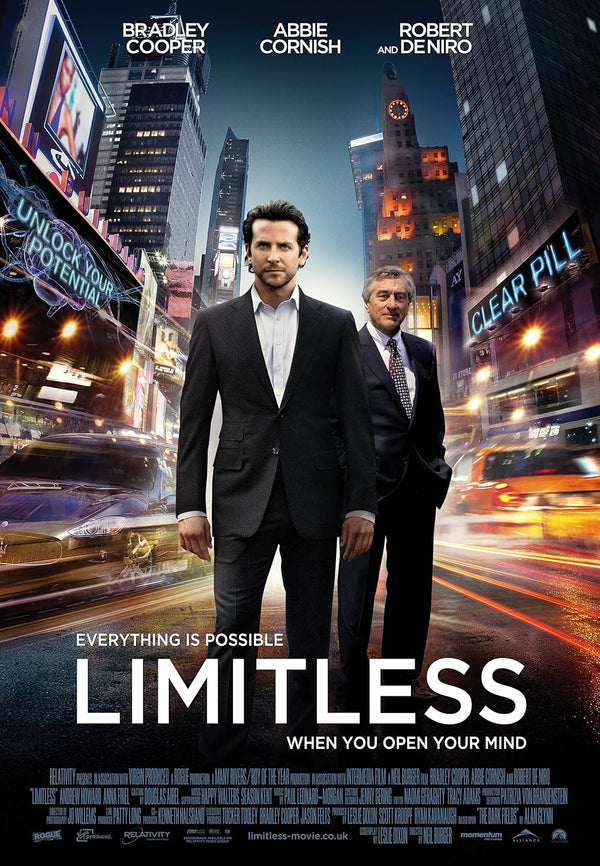 Limitless (2011) Sci-Fi Thriller Movie Poster Movie Poster | Film Wall Art Print